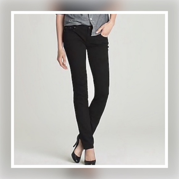 J. Crew Denim - NEW J Crew Matchstick Black Jeans 29R